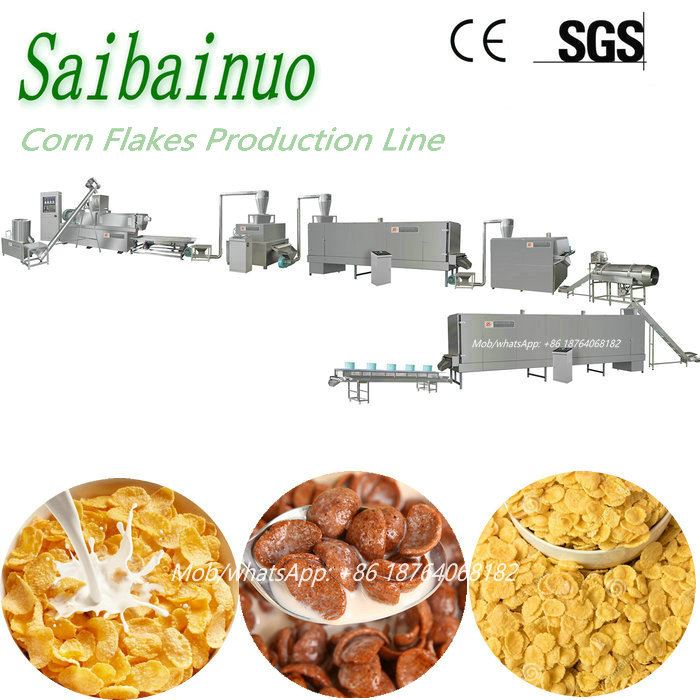 Machine d'extrusion de cornflakes